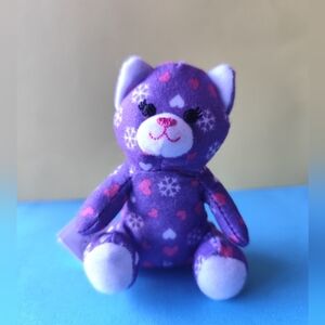 4/$20💥Build A Bear Purple Flurry Kitty McDonalds Promotional Kids Meal Toy 2015